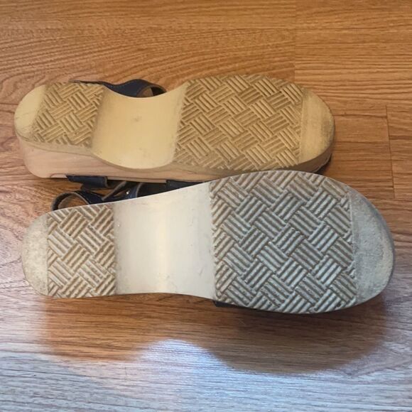 Sven navy blue strap clogs sz 41 - Picture 3 of 5
